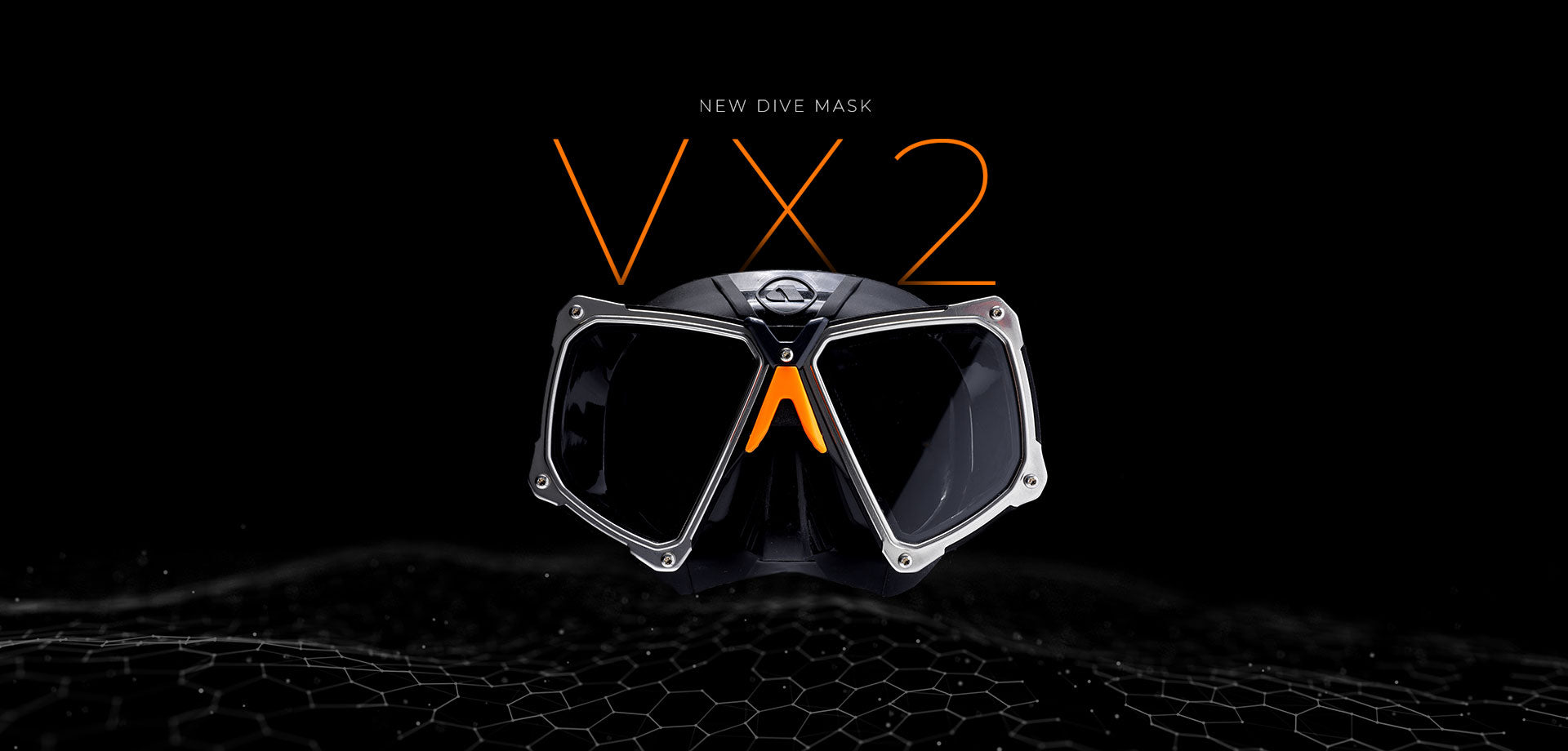 Promotional banner of Apeks VX2 dive mask