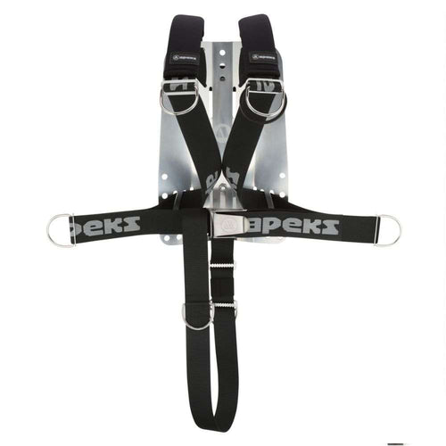 DELUXE WEBBED HARNESS - Dive BCD Accessory with Stainless Steel Plate